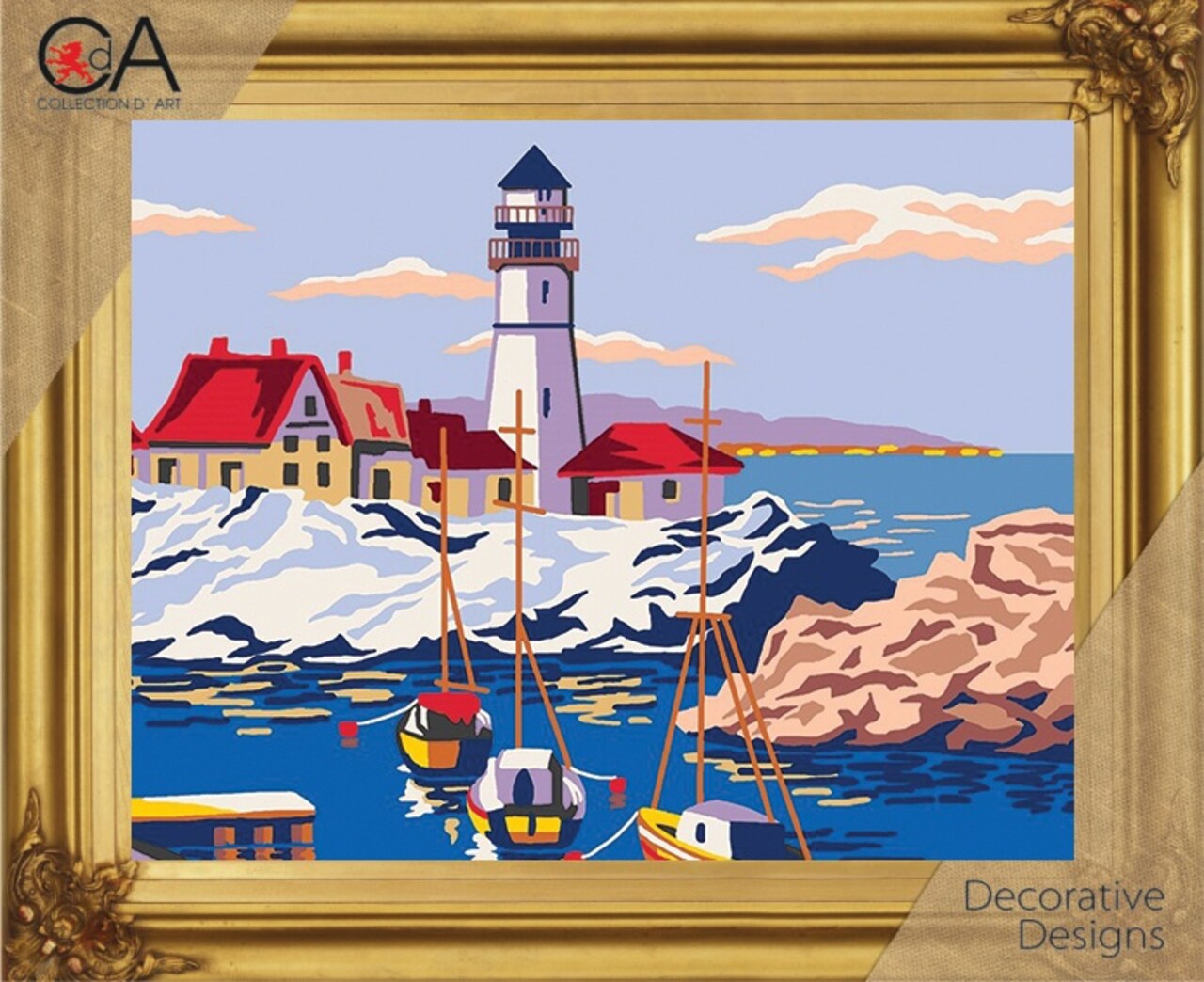 Collection D'art Needlepoint Tapestry Kit 11.8"X15.75"-Lighthouse
